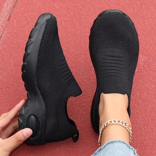 Generic Men's & Women's Road Runner Athletic Running Shoes, Black, US 3-13, Unisex Adults4