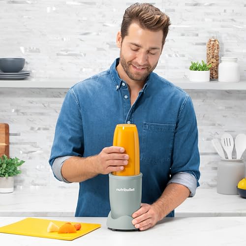 nutribullet Pro 900, Elektrischer Mixer, zerkleinerer, Smoothie Mixer, Multifunktionsmixer, 900w leistung, 900ml und 710ml Becher, Matt Jade, NB910MAJD – Bild 4