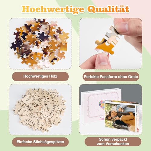 Easycosy Personalisiertes Puzzle mit eigenem Foto - 35/72/120 Teile: Gestalte selbst Puzzle mit Bild… – Ansicht 4