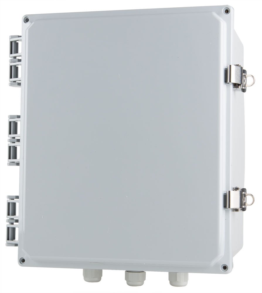 Side view of Sensaphone Sentinel Pro AT&T with Clear Door Enclosure