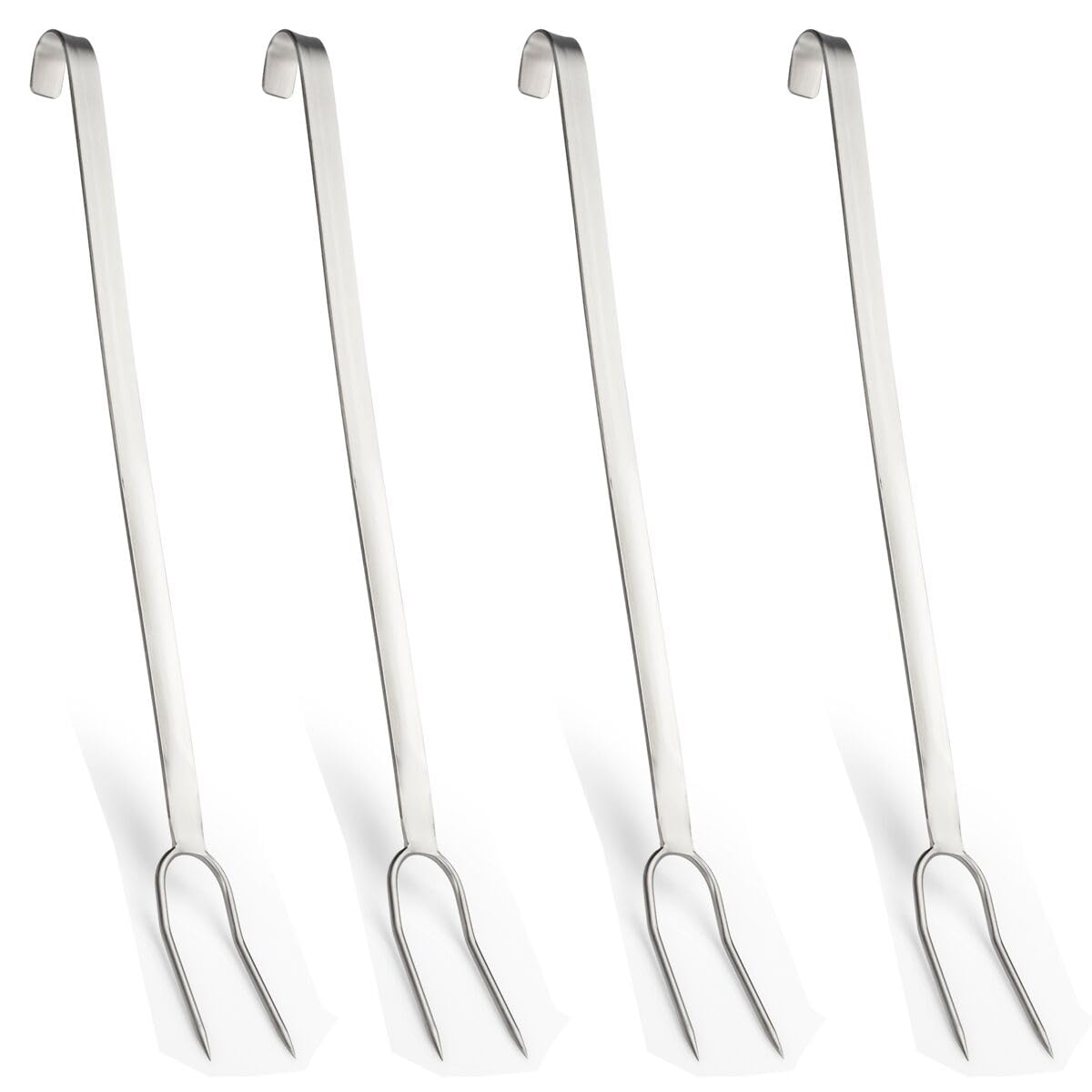 GGM Gastro | TFGG27 | (4 Stück) Tranchier-/ Fleischgabel - mit 2 Zinken - Länge: 700mm