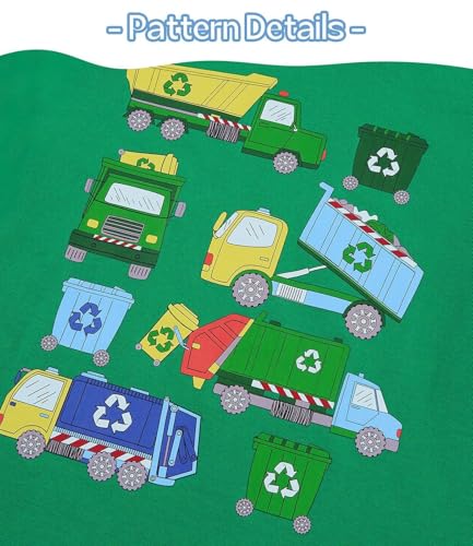 Kids Boys Cotton T-Shirts Shark T Shirt Short Sleeve Fishing Tees Truck for 3-6 Years4