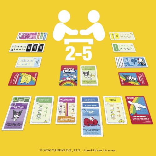 Monopoly Deal: Hello Kitty and Friends Edition Card Game - image 3
