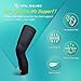 Vital Salveo -Germanium Recovery Compression Sports Full Leg Sleeve Length Thigh Calf Long Knee Sleeve with UV protection Support Single Tight. For Basketball, Arthritis Men and Women (1 PC)-Small