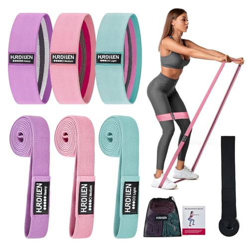Image of Resistance Bands for Working Out, Exercise Workout Bands for Women & Men, 3 Levels Elastic Stretch Bands for Exercise with Carry Bag for Physical Therapy, Home Fitness, Strength Training, Yoga