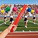 Gogogmee 20pcs Thunder Sticks Plastic Inflatable Noisemakers Cheerleading (Red) - Blow Up Clapper Hand with Safe Round Edge for Football Cheering Sport Team Spirit