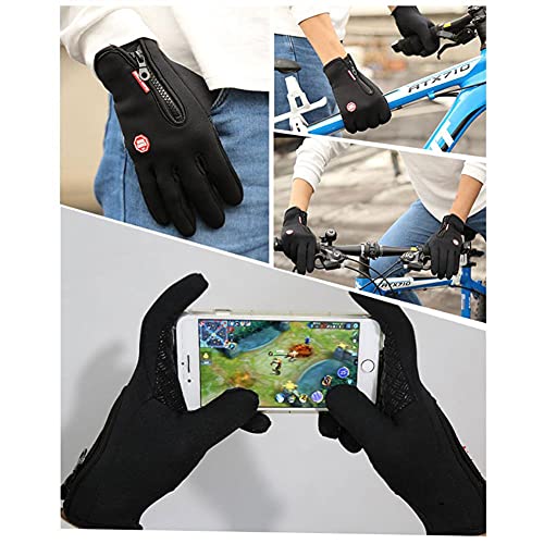 Guantes de invierno cortavientos impermeables deportivos talla M 5