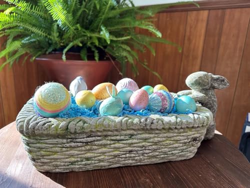 Jeremie Basket with Bunny (Resin)