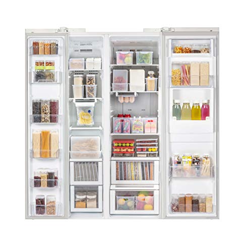 Haim Living Silicook Flat Plastic Box For Kitchen For Kitchen&Refrigerator Organization, Transparent Food Storage Container For Kitchen, Fridge, Freezer (5 X 600Ml) #TOP4