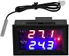 Digital Display Microcomputer Thermostat, DC12V Temperature Controller Switch with Sensor for Temperature Control Protection Fields.