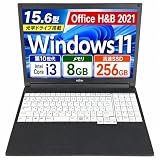 【整備済み品】 ノートパソコン 富 士 通 LIFEBOOK A5510 15.6型 第10世代 Core i3 メモリ8GB SSD256GB Windows11 Pro MS Office 2021 DVD テンキー付 image
