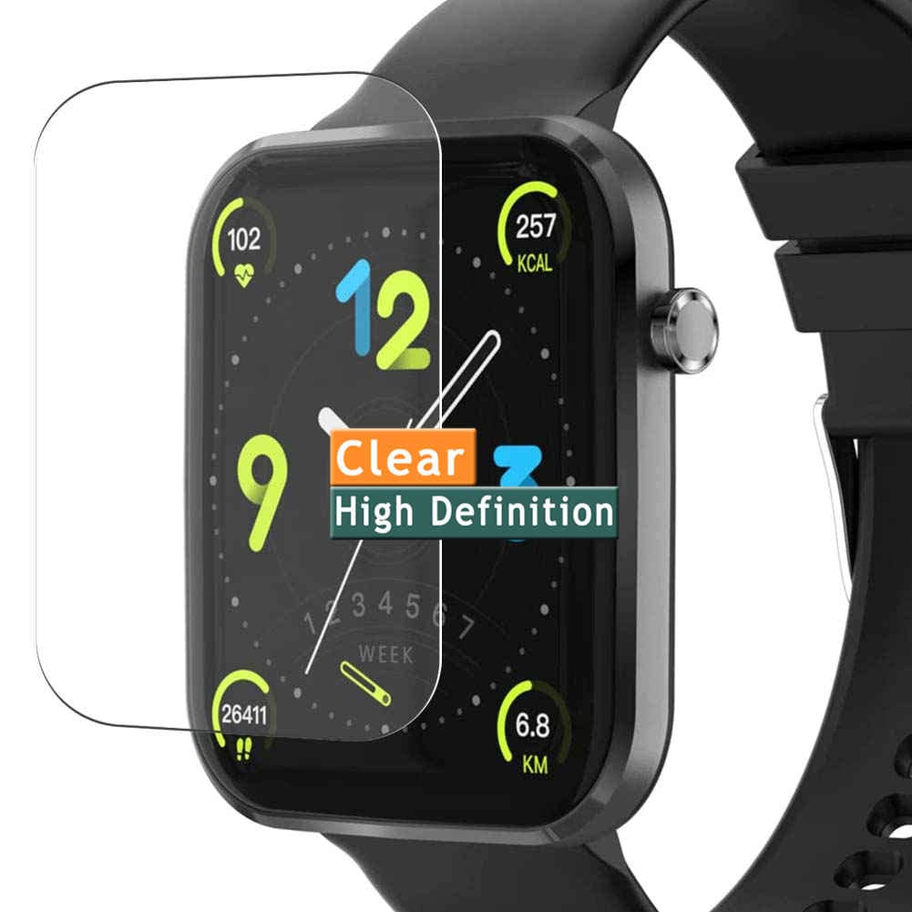3-Pack Screen Protector, compatible with ACCGUYS X10 1.69" Smart Watch smartwatch TPU Film Protectors Sticker [ Not Tempered Glass ]