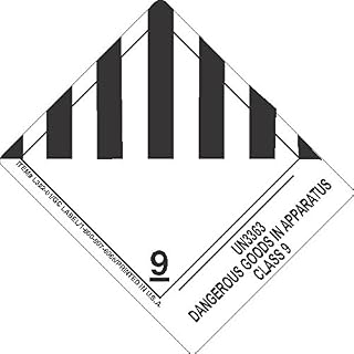 GC Labels-L322P3062, UN3363 Dangerous Goods in Apparatus Class 9, Roll of 500 Labels