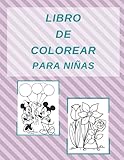  Libro de Colorear Para Niñas: Libro de colorear para niñas: maravilloso y divertido libro de colorear para chicas, de 4 a 8 años, 8.5 \"x 11\" pulgadas, 45 páginas, tamaño de papel grande.