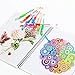 Gel Pens for Adult Coloring Books, 30 Colors Gel Marker Colored Pen with 40% More Ink for Drawing, Doodling Crafts Scrapbooks Bullet Journaling