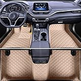 【Matériaux】: Fabriqués en cuir de haute qualité, ces tapis sont imperméables, antidérapants, écologiques, durables, flexibles et résistants à l'usure. Ils protègent votre voiture au quotidien. Le dessous antidérapant assure une conduite en toute sécurité et un confort optimal.