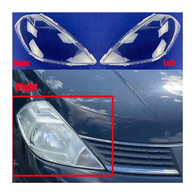 Couvercle phare voiture abat-jour automatique TIIDA 2005-2007 coque