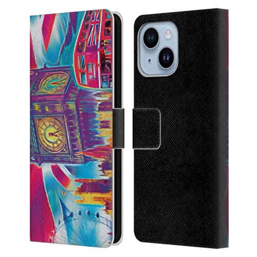 Étui portefeuille cuir iPhone 14 Plus housse protection P.D. Moreno