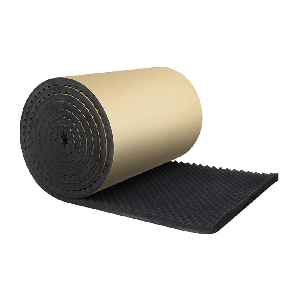 Panneaux de Mousse Acoustique, Anti Bruit Panneau Absorbant Acoustique, Mousse Acoustic pour Podcasting Studios d'enregistrement Bureaux Apprentissage à Domicile (100x50x2cm)