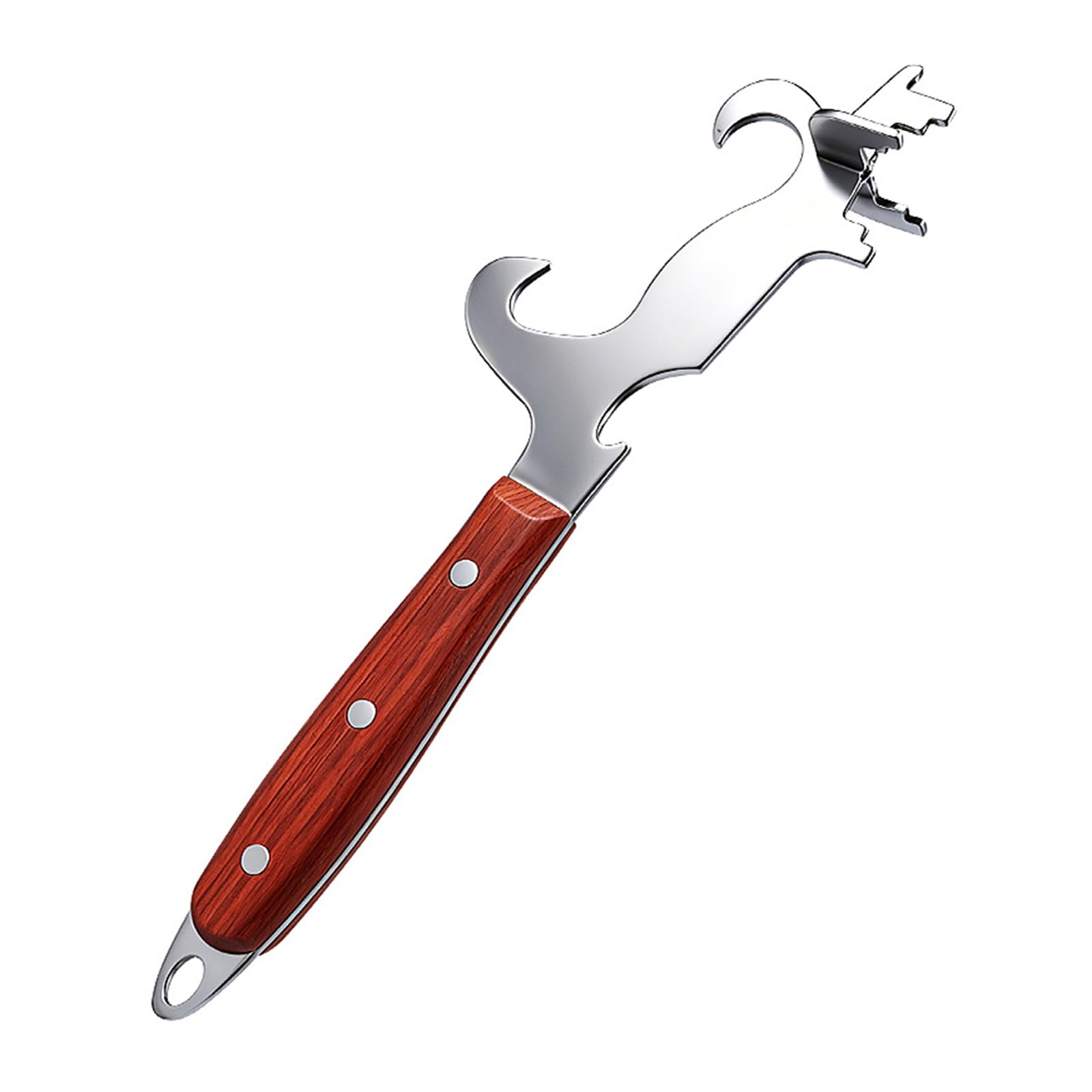 Multifunction Bucket Opener Stainless Steel Labor Saving Bung Wrench Lid Opener for 5-55 Gallon Drums Paint Bucket Aluminum Wrench