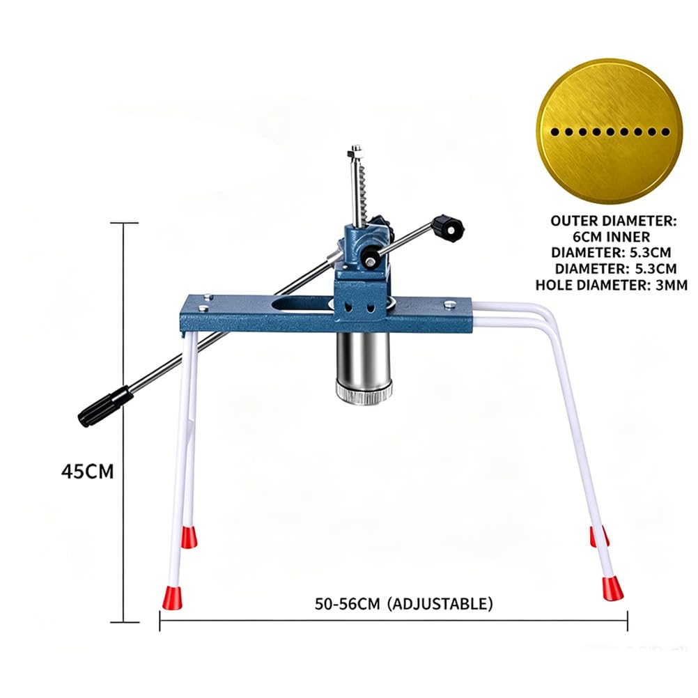 Máquina manual para hacer incienso, herramienta extrusora de prensa manual con soporte ajustable, 3 placas de molde intercambiables para fragancia de bricolaje, herramienta de formación rápida