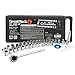 Great Neck 74213 40 Piece 1/4 and 3/8 Inch Drive Ratchet and Socket Set, 3/8 and 1/4 Inch Socket Set, 1/4 and 3/8 Ratchet Set