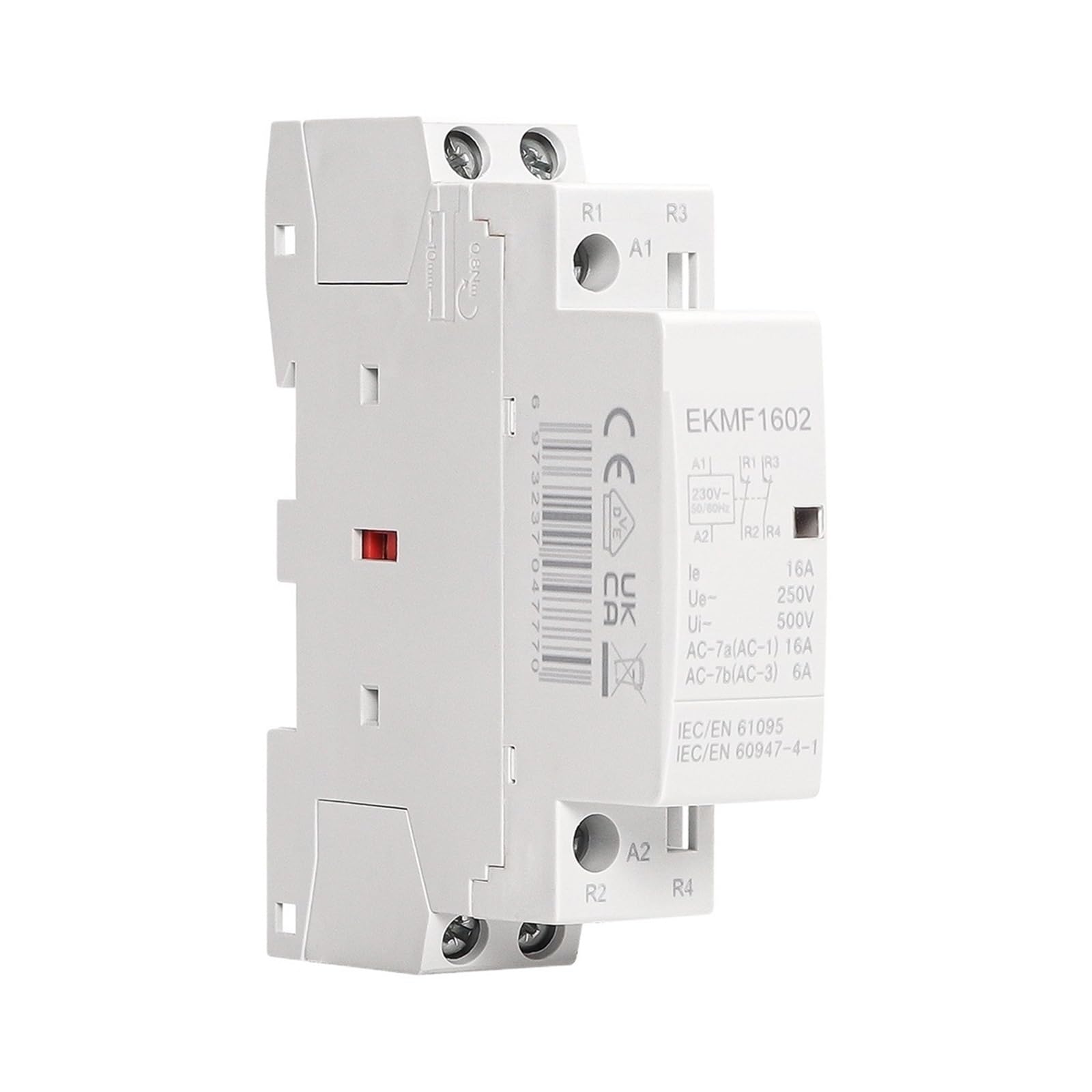 PVTLCYBI Modular AC Contactor 220v Single Phase 2P 2no 2nc 1no 1nc 25A 20A 16A(2P 25A 1NO1NC)