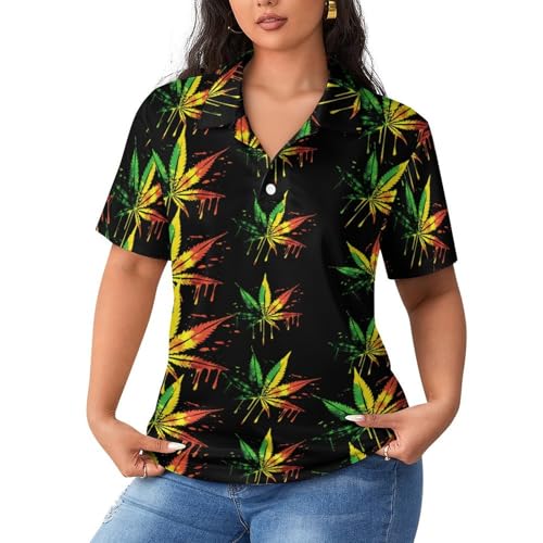 Camiseta casual de golf para mujer, polo de manga corta con cuello para club de tenis y verano
