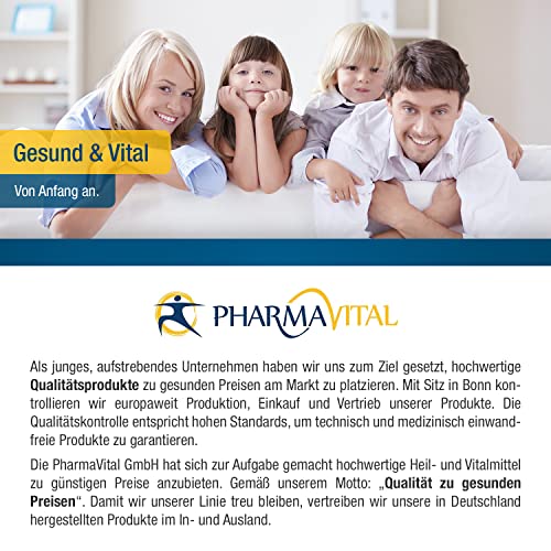 Pharmavital Vitamin D3 Tropfen 5000 50ml flüssig (1830 Tropfen) - Laborgeprüfte 5000 I.E. pro Tropfen - Immunsystem stärken, für Knochen und Muskeln - Hochwertig: sehr hohe Stabilität, vegetarisch