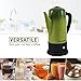 Elite Gourmet EC812G Vintage 50’s Electric Coffee Percolator Clear Brew Progress Knob Cool-Touch Handle Cord-less Serve, 12-Cup, Retro Green