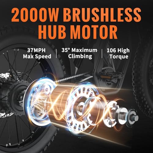 Image of Bootime 3000W GT54 PRO / GT54 Electric Dirt Bike for Adults Teens - 50 /37 MPH High-Speed, 14 inch Fat Tires & Dual Removable Battery(60V /48V) | All-Terrain Off-Road eBike for Snow, Sand
