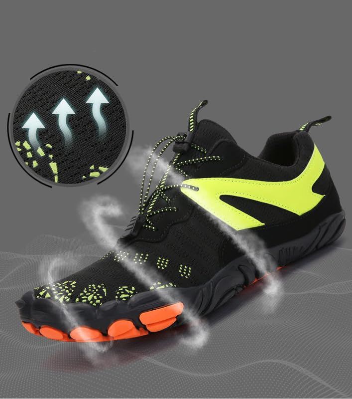 Scarpe da trekking a piedi nudi per donna e uomo 2024 nuove scarpe sportive traspiranti e antiscivolo con punta larga scarpe estive da guadare scarpe da acqua scarpe da ginnastica morbide