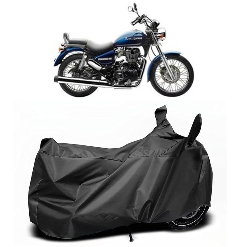Bike Body Cover Compatible with Royal Enfield Thunderbird 350 | Dustproof UV & Heat Protection | All Weather Full Outdoor Protection | Scratch Resistant | Mirror Pockets & Wi-image-12