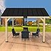 Endark 11x12 FT Solid Spruce Wood Gazebo with Waterproof Asphalt Roof, Outdoor Permanent Hardtop Gazebo Canopy for Patio, Garden, Backyard