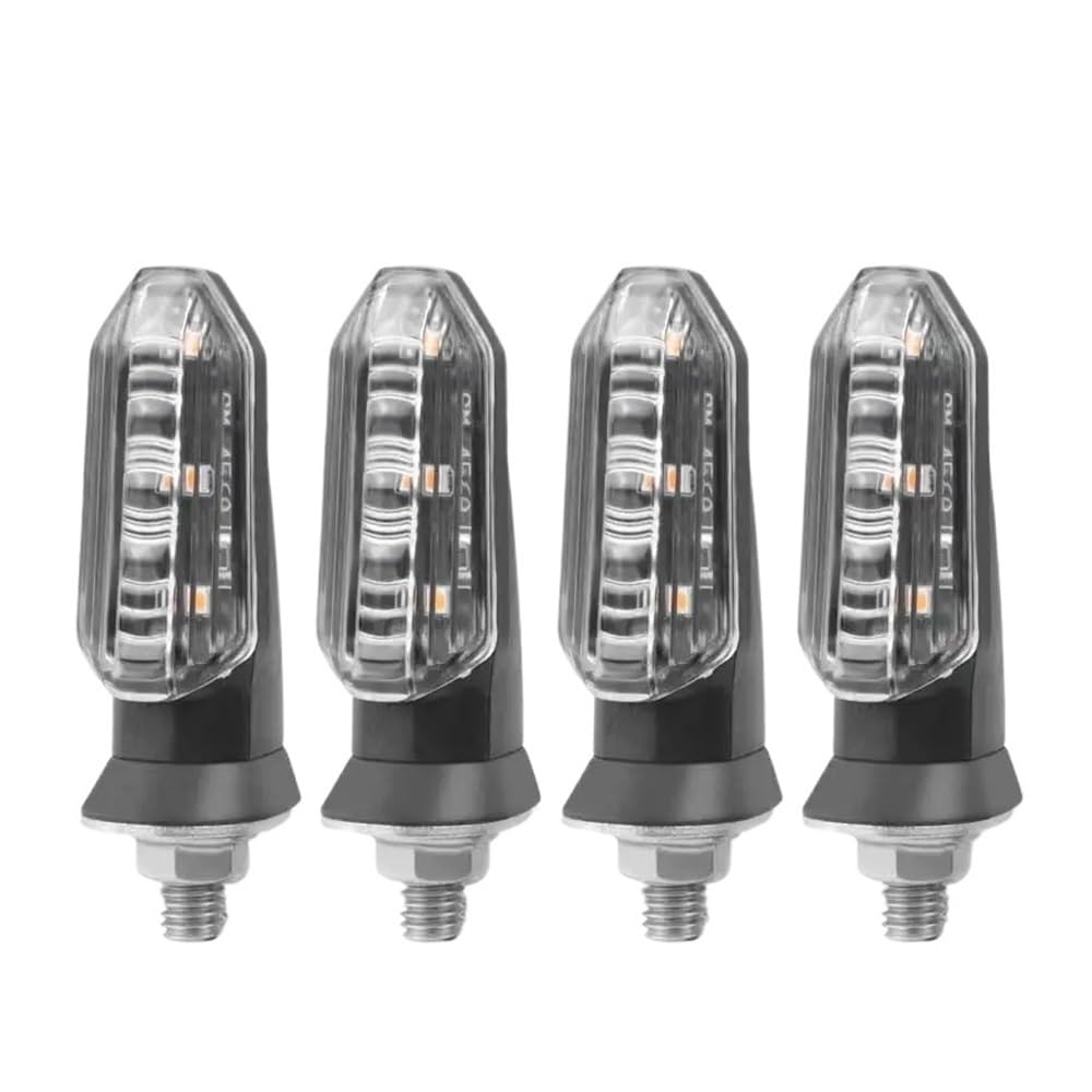 Clignotants LED Moto 8mm 12V pour un éclairage de sécurité optimal - 8