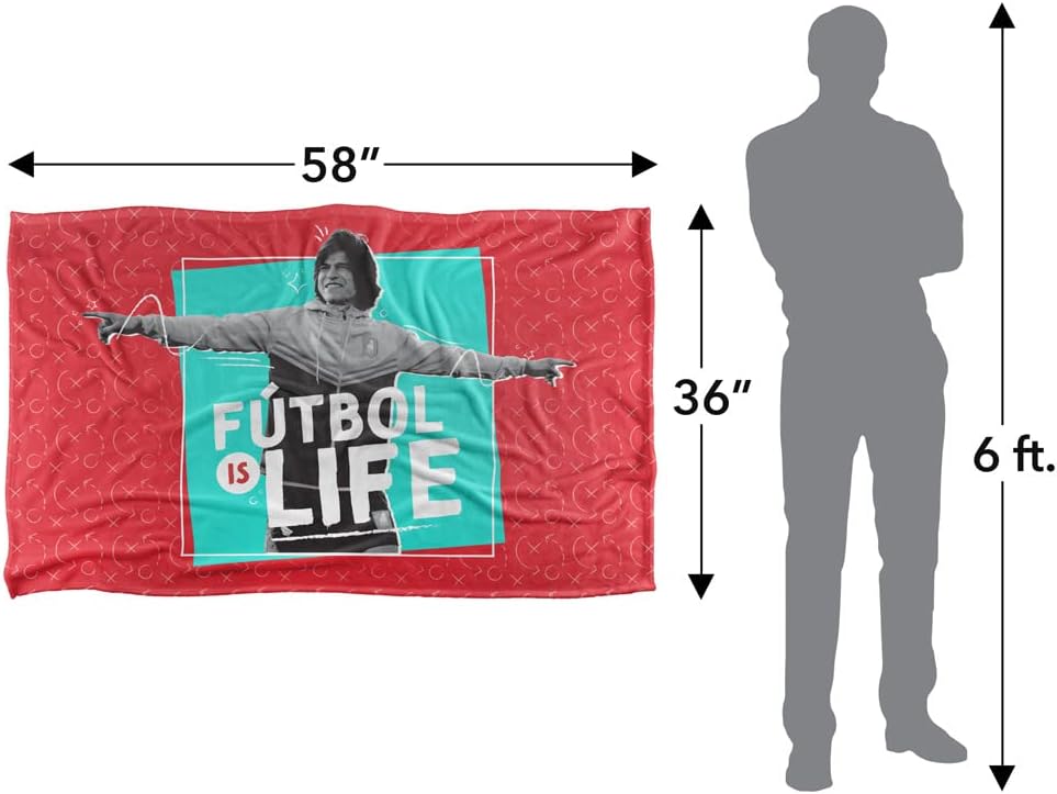 Ted Lasso Blanket, 36"x58" Football is Life Silky Touch Super Soft Throw Blanket