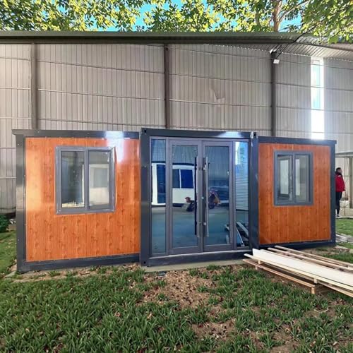 Luxury Prefab Container Houses Expandable Tiny Home Prefabricated House to Live in for Adults 20ft 40ft Modular Foldable House Mobile Home with Full Equipped Bathroom & Kitchen Portable Cabin - Image 4