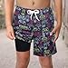LUCOWEE Boys Swim Trunks with Boxer Brief Liner Compression 6