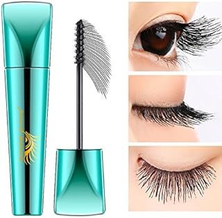 Mascara Lash 4D Mascara Waterproof Fiber Mascara Liquid Lash Mascara Thick Eyelash Long Lasting Smudge-Proof with 360 Degrees Spiral Brush(1 PCS)