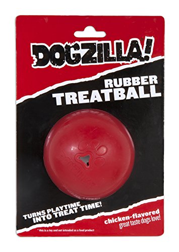Petmate Dogzilla Treatball, Small, Red #TOP3