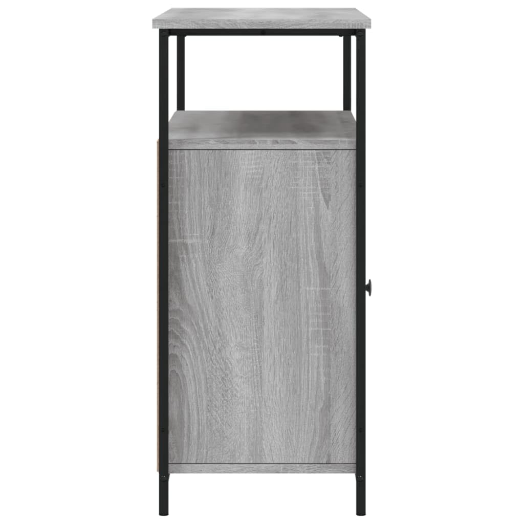 vidaXL Buffet, Meuble de Rangement avec Porte, Armoire latérale, Organisateur de Salon Maison Intérieur Sonoma Gris Bois d'Ingénierie