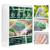 Verdenu Garden Netting, 10x33 FT Ultra Fine Mesh Plant Protection Net, Encrypted Net Cover Barrier f