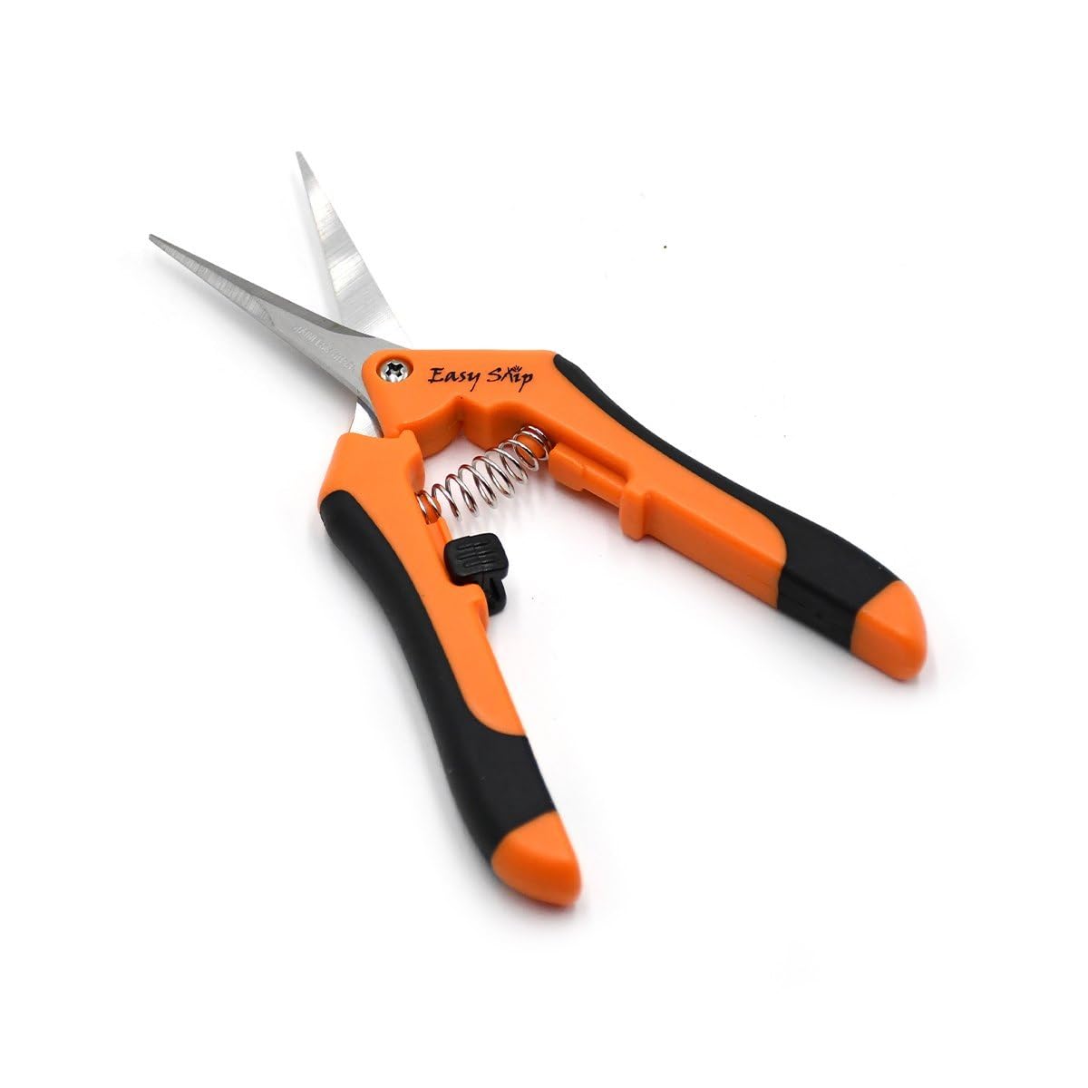 Easy Snip Trimming Scissors Straight Blade – Precision Plant Pruners, Razor Sharp Stainless Steel Blades, Spring Loaded Garden Snips for Indoor Plants, Hydroponics, Bonsai & Herb Trimming