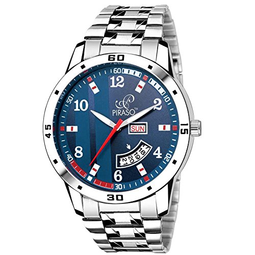 Piraso Analog Blue Dial Mens Watch-2051-BL-CK (B07FTKCMNF) Amazon Price History, Amazon Price Tracker