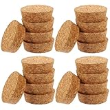 FELTECHELECTR Korkdeckel Rund 20 Stück Konische Weinflaschenstopfen Wiederverwendbar und Dichtend...