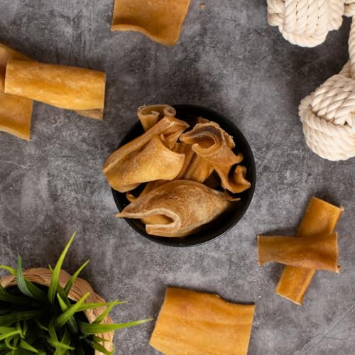 Lyra Pet® 10 kg Rinderkopfhaut Abschnitte 1-7 cm 10000 g wie Pansen Hundefutter Kauartikel Rind fettarm