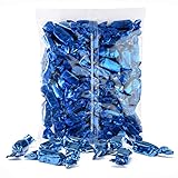 Blue Foils Chewy Taffy Candy, 1-Pound Bag of Blue Color Themed Kosher Candies Individually Wrapped R