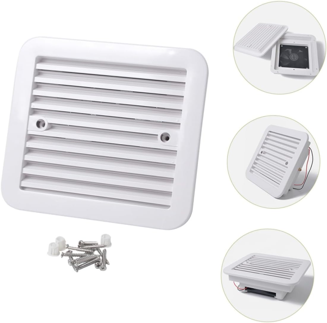 LIFKOME 12v Rv Exhaust Fan Quiet Ventilation Fan for Rv Bathroom and Garage Exhaust Outlet Compact Design for Efficient Airflow Vehicles