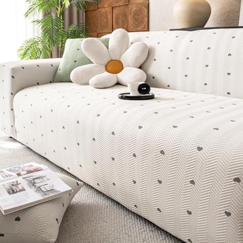 Housse canapé extensible anti-rayures animaux grande taille - 2