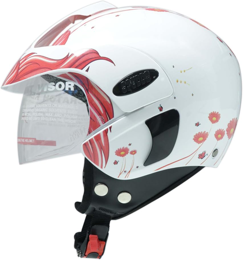 TVS Kids Helmet for Boys & Girls | Bike Helmet for Kids | Adjustable Helmets for Kids |Bicycle Kids Helmets |Size:3XS (500mm)|(White with Pink)-image-25
